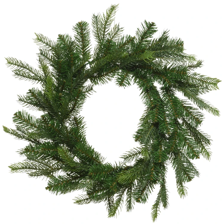 Zielony wieniec na drzwi PE/PVC 80 cm KAEMINGK 680861