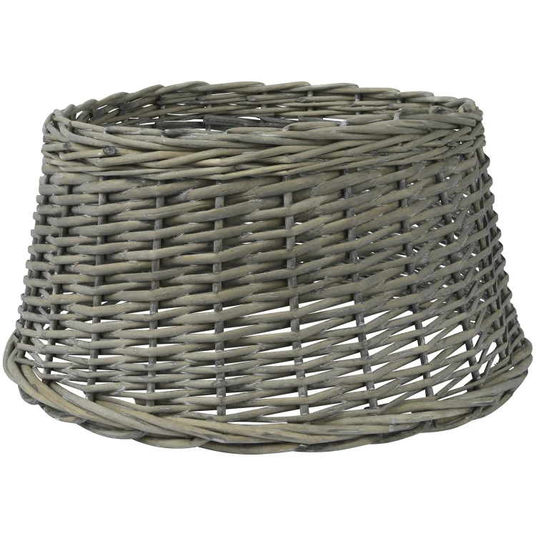 Osłona wiklinowa pod choinkę 43x22cm szara KAEMINGK 685286