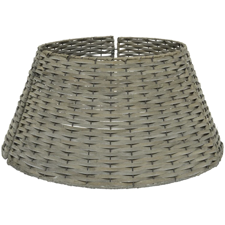 Osłona drewniana pod choinkę 57x28cm szara KAEMINGK 685310