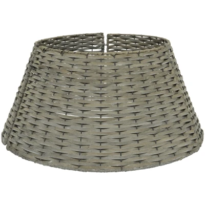 Osłona drewniana pod choinkę 70x28cm szara KAEMINGK 685311