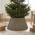 Osłona drewniana pod choinkę 70x28cm szara KAEMINGK 685311