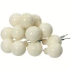 Bombki choinkowe szklane 2cm 144szt. ciepły białe błyszczące KAEMINGK 710404