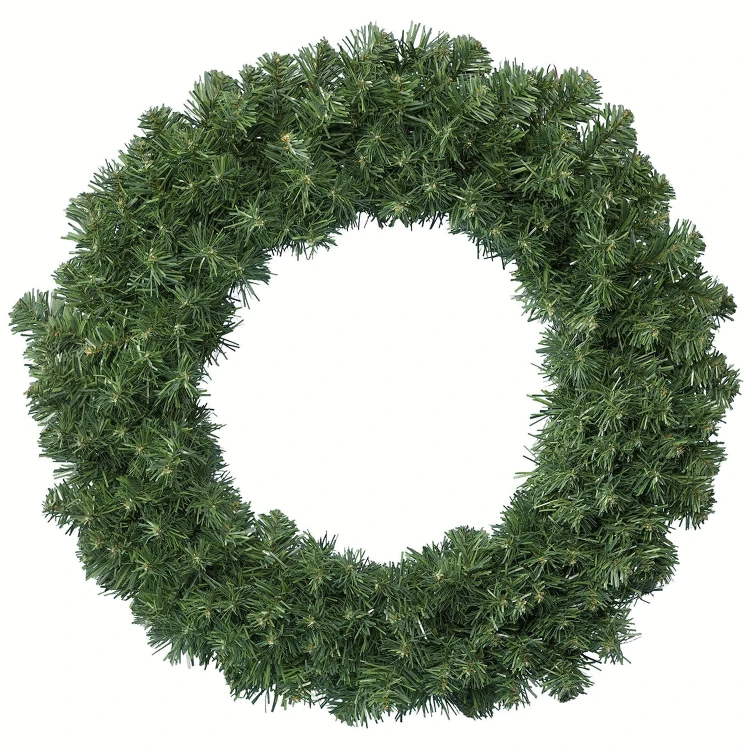 Wianek Dekoracyjny Imperial PVC 50 cm Zielony KAEMINGK 680452
