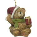 Zawieszka choinkowa Miś z prezentem 6 cm KAEMINGK 534748-1