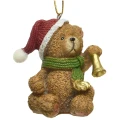 Zawieszka choinkowa Miś z dzwoneczkiem 6 cm KAEMINGK 534748-3