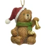 Zawieszka choinkowa Miś z dzwoneczkiem 6 cm KAEMINGK 534748-3
