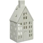 Ceramiczny domek lampion biały 16 cm do wnętrz KAEMINGK 521249-2