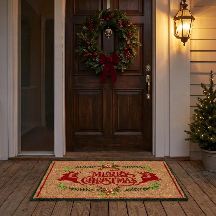 Wycieraczka kokosowa Merry Christmas 60x40 cm KAEMINGK 558633-