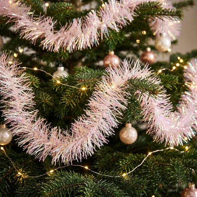 Girlanda dekoracyjna 270 cm przezroczysta iryzowana KAEMINGK 401086