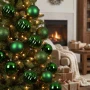 Bombki plastikowe 14 cm żywy zielony zestaw 4 szt. KAEMINGK 023195