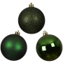 Zielone plastikowe bombki choinkowe 34 szt. 8 cm KAEMINGK 023318