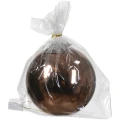 Bombka choinkowa 14 cm brązowa nietłukąca KAEMINGK 022342