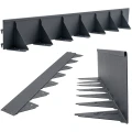 Obrzeże stalowe ocynkowane 100 mm 1m antracytowe GardenBord Pro GP11050