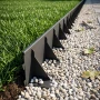 Obrzeże stalowe ocynkowane 100 mm 1m antracytowe GardenBord Pro GP11050
