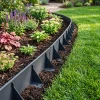 Obrzeże stalowe ocynkowane 100 mm 1m antracytowe GardenBord Pro GP11050