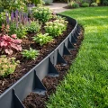 Obrzeże stalowe ocynkowane 100 mm 1m antracytowe GardenBord Pro GP11050