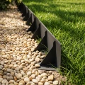 Obrzeże stalowe ocynkowane 100 mm 1m antracytowe GardenBord Pro GP11050