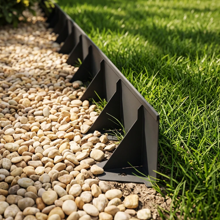 Obrzeże stalowe ocynkowane 100 mm 1m antracytowe GardenBord Pro GP11050