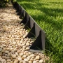 Obrzeże stalowe ocynkowane 100 mm 1m antracytowe GardenBord Pro GP11050