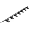 Obrzeże stalowe ocynkowane 100 mm 1m antracytowe GardenBord Pro GP11050