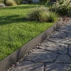 Obrzeże stalowe ocynkowane 100 mm 1m antracytowe GardenBord Pro GP1105