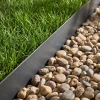 Obrzeże stalowe ocynkowane 100 mm 1m antracytowe GardenBord Pro GP1105