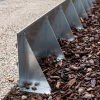 Obrzeże ogrodowe stalowe 100 cm srebrne GARDENBORD PRO GP11049