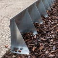 Obrzeże ogrodowe stalowe 100 cm srebrne GARDENBORD PRO GP11049