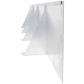 Obrzeże ogrodowe stalowe 100 cm srebrne GARDENBORD PRO GP11049