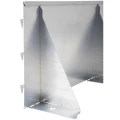 Obrzeże ogrodowe stalowe 100 cm srebrne GARDENBORD PRO GP11049