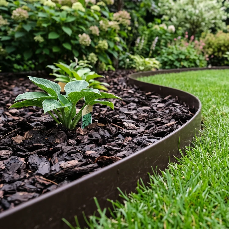 Elastyczne obrzeże trawnikowe FLEXI50 10 m + 20 kotw mocujących GardenPlus