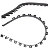 Elastyczne obrzeże FLEXI 40mm 1m czarne plastikowe +kotwy 5 szt GardenPlus