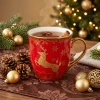 Kubek świąteczny porcelanowy 560 ml czerwony ART-POL A182111