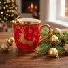 Kubek świąteczny porcelanowy 560 ml czerwony ART-POL A182111