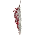 Stroik świąteczny na ścianę z czerwonymi owocami 65 cm ART-POL A180623