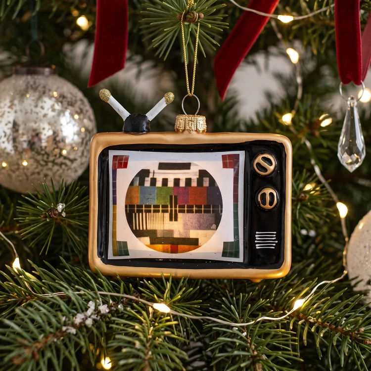 Bombka szklana RETRO telewizor 10 cm ART-POL A174340