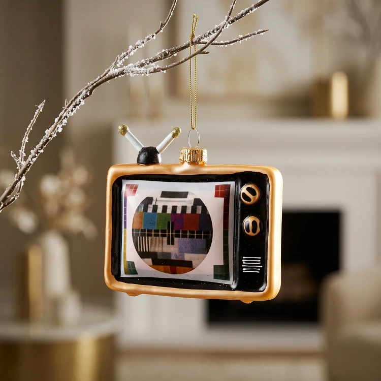 Bombka szklana RETRO telewizor 10 cm ART-POL A174340