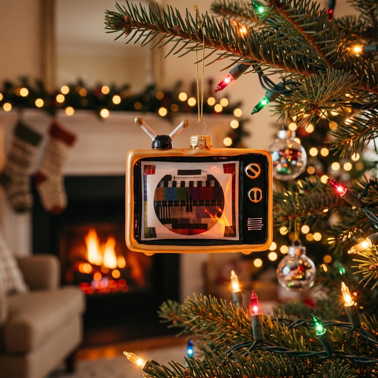 Bombka szklana RETRO telewizor 10 cm ART-POL A174340