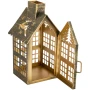 Metalowy lampion domek z choinką 20 cm ART-POL A182366