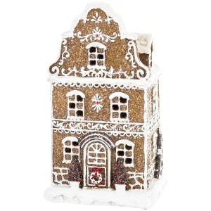 Domek piernikowy LED 20 cm brązowy ART-POL A172650