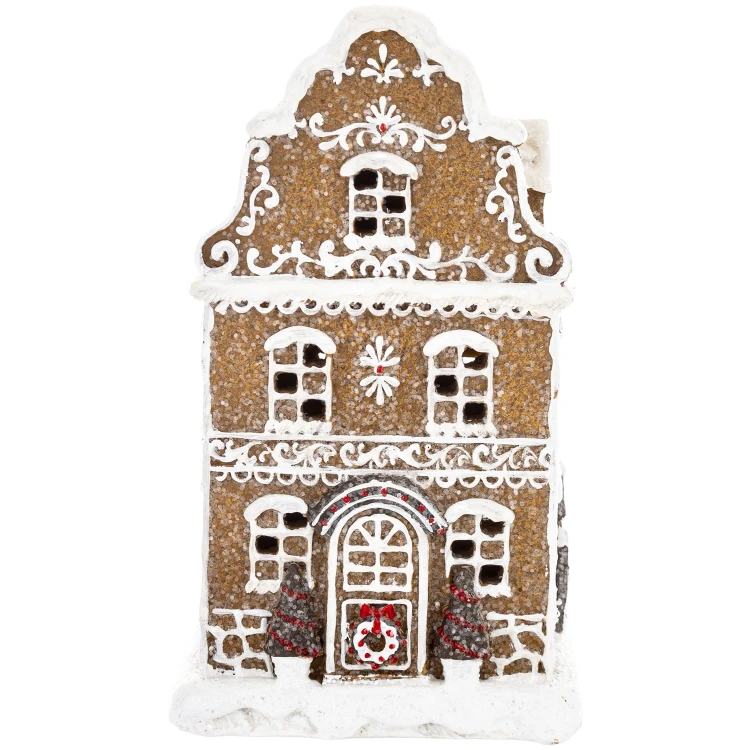 Domek piernikowy LED 20 cm brązowy ART-POL A172650