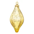 Bombka szklana sopel złoty 17 cm 6 sztuk ART-POL A171773KPL