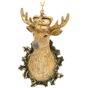 Zawieszka świąteczna królewski jeleń 9 cm ART-POL A173174