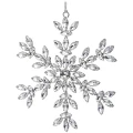 Zawieszka świąteczna płatek śniegu 14 cm srebrna ART-POL A125215