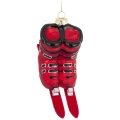 Bombka szklana świąteczna buty narciarskie z nartami 13 cm ART-POL A179986
