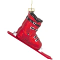 Bombka szklana świąteczna buty narciarskie z nartami 13 cm ART-POL A179986