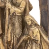 Szopka bożonarodzeniowa złota 35 cm Święta Rodzina ART-POL A170156