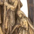 Szopka bożonarodzeniowa złota 35 cm Święta Rodzina ART-POL A170156