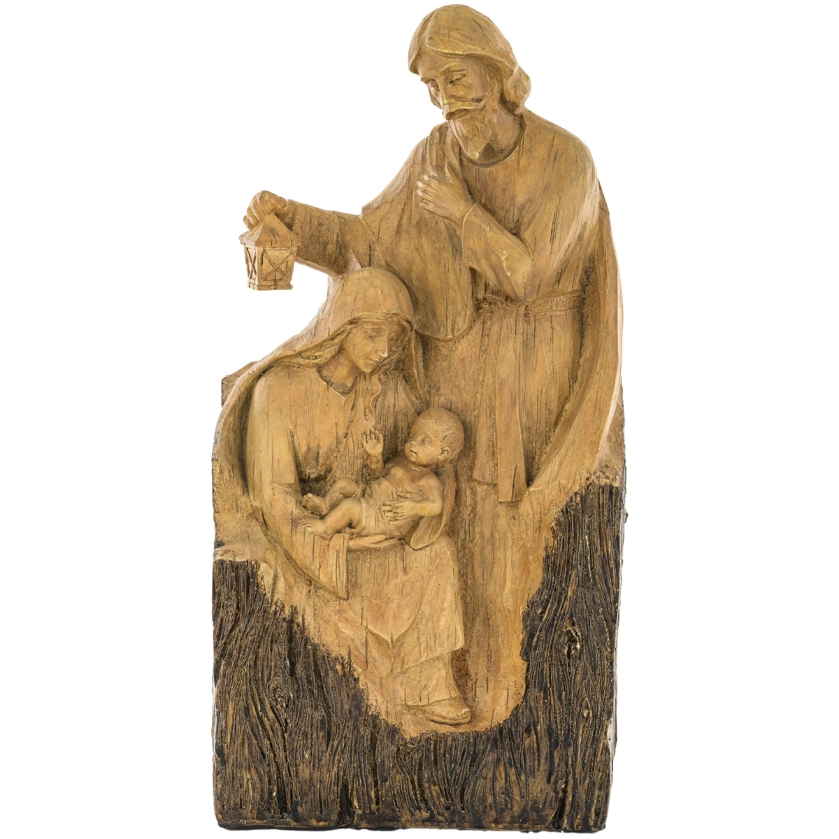 Szopka z Świętą Rodziną 47 cm brązowa ART-POL A139514