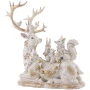Figurka świąteczna renifer ze zwierzętami 31,5 cm biała ART-POL A163163